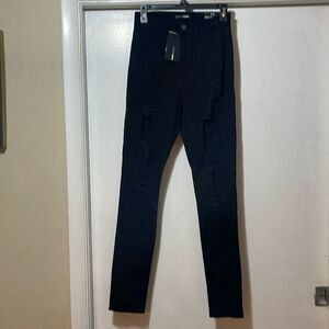 NWT fashion nova hit the freeway jeans, black size 11